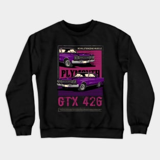 Retro Plymouth GTX 426 Hemi Crewneck Sweatshirt